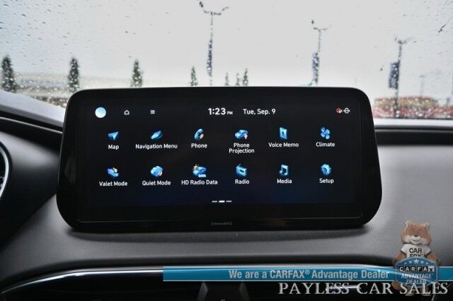 2023 Hyundai Santa Fe SEL / AWD / AutoStart / Power & Heated Cloth Seats / Navigation / Lane Departure & Blind Spot Alert / Adaptive Cruise / Apple CarPlay & Android Auto / Backup Camera / Keyless Entry & Start / 25 MPG / 1-Owner Anchorage AK