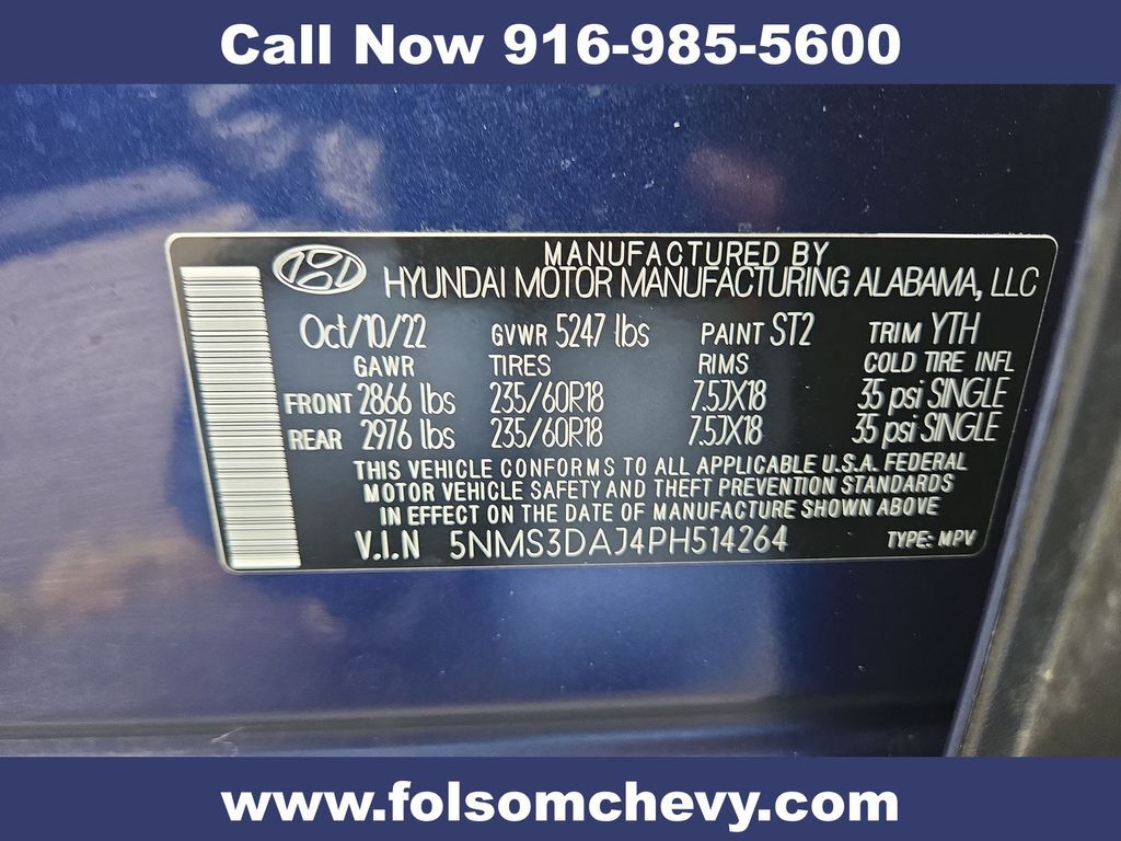 2023 Hyundai Santa Fe SEL Folsom CA