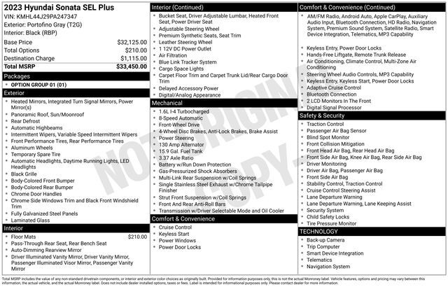 2023 Hyundai Sonata SEL Plus Raleigh NC