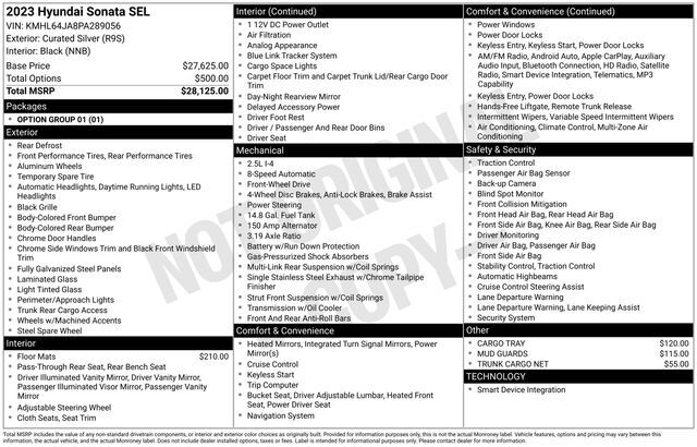 2023 Hyundai Sonata SEL Raleigh NC