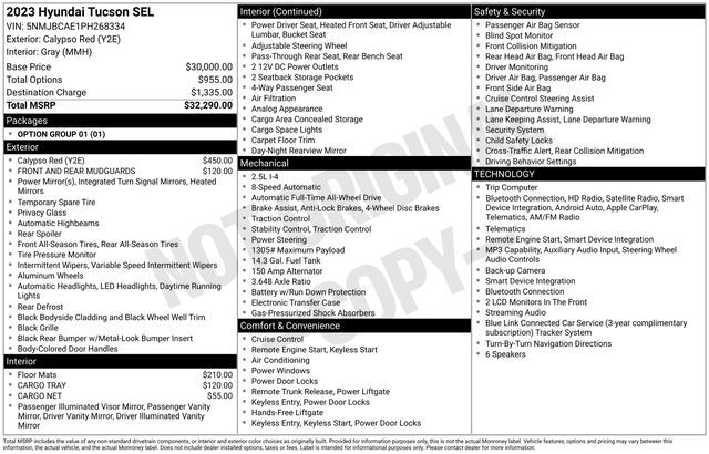 2023 Hyundai Tucson SEL Raleigh NC
