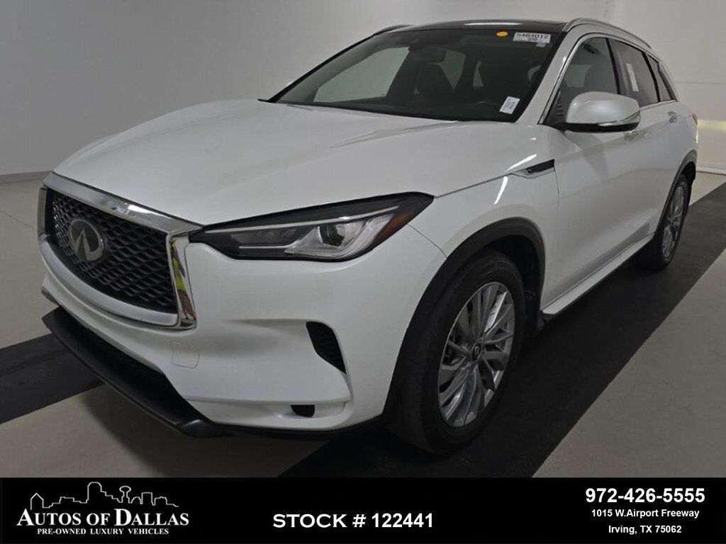 2023 INFINITI QX50 LUXE CAM,PANO,HTD STS,BLIND SPOT,19&quot; WHLS