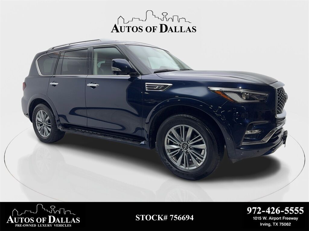 2023 INFINITI QX80 LUXE NAV,CAM,SUNROOF,HTD STS,BLIND SPOT,3RD ROW Irving TX