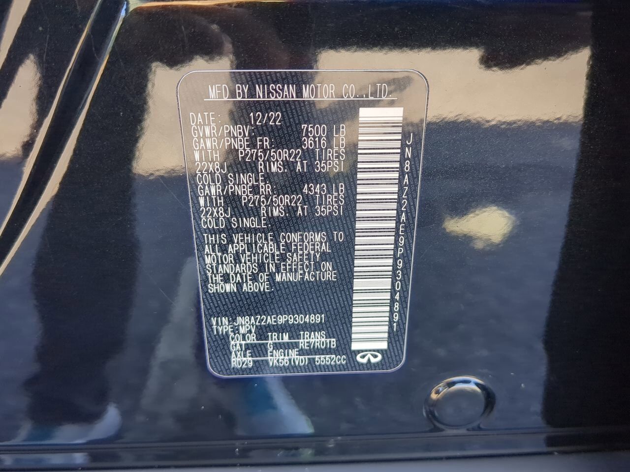 2023 INFINITI QX80 PREMIUM SELECT Winder GA