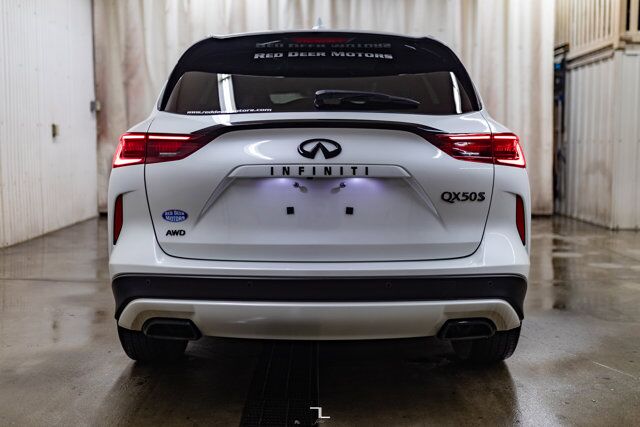 2023 Infiniti QX50S AWD Sport Leather Roof Nav BCam Red Deer AB