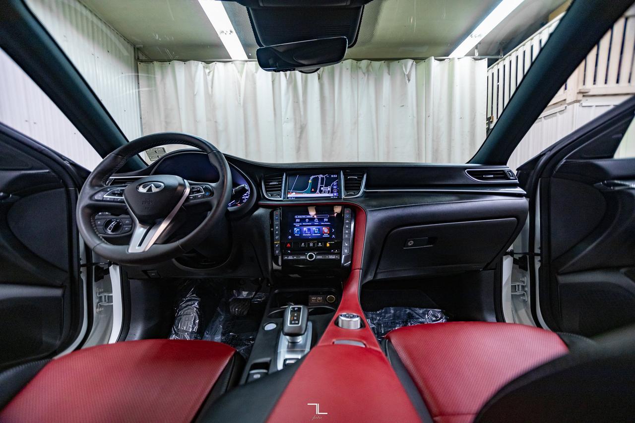 2023 Infiniti QX50S AWD Sport Leather Roof Nav BCam Red Deer AB