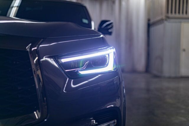 2023 Infiniti QX80 AWD Luxe Leather Roof Nav BCam Red Deer AB