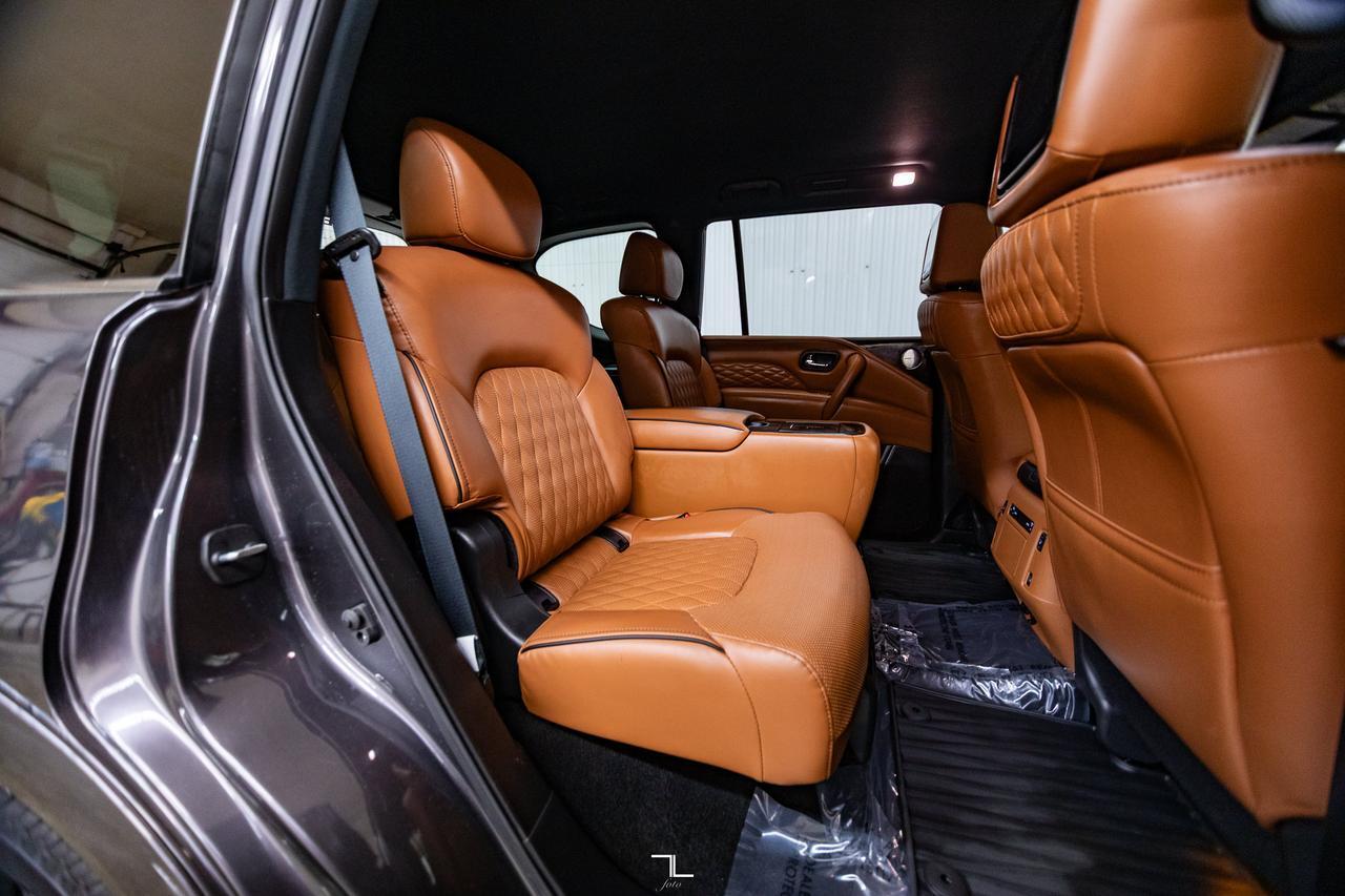 2023 Infiniti QX80 AWD Luxe Leather Roof Nav BCam Red Deer AB