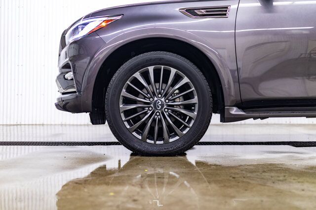 2023 Infiniti QX80 AWD Luxe Leather Roof Nav BCam Red Deer AB