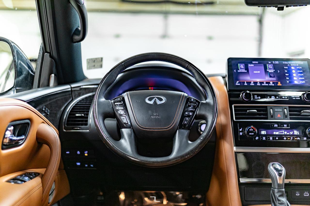 2023 Infiniti QX80 AWD ProACTIVE Leather Roof Nav TV's Red Deer AB