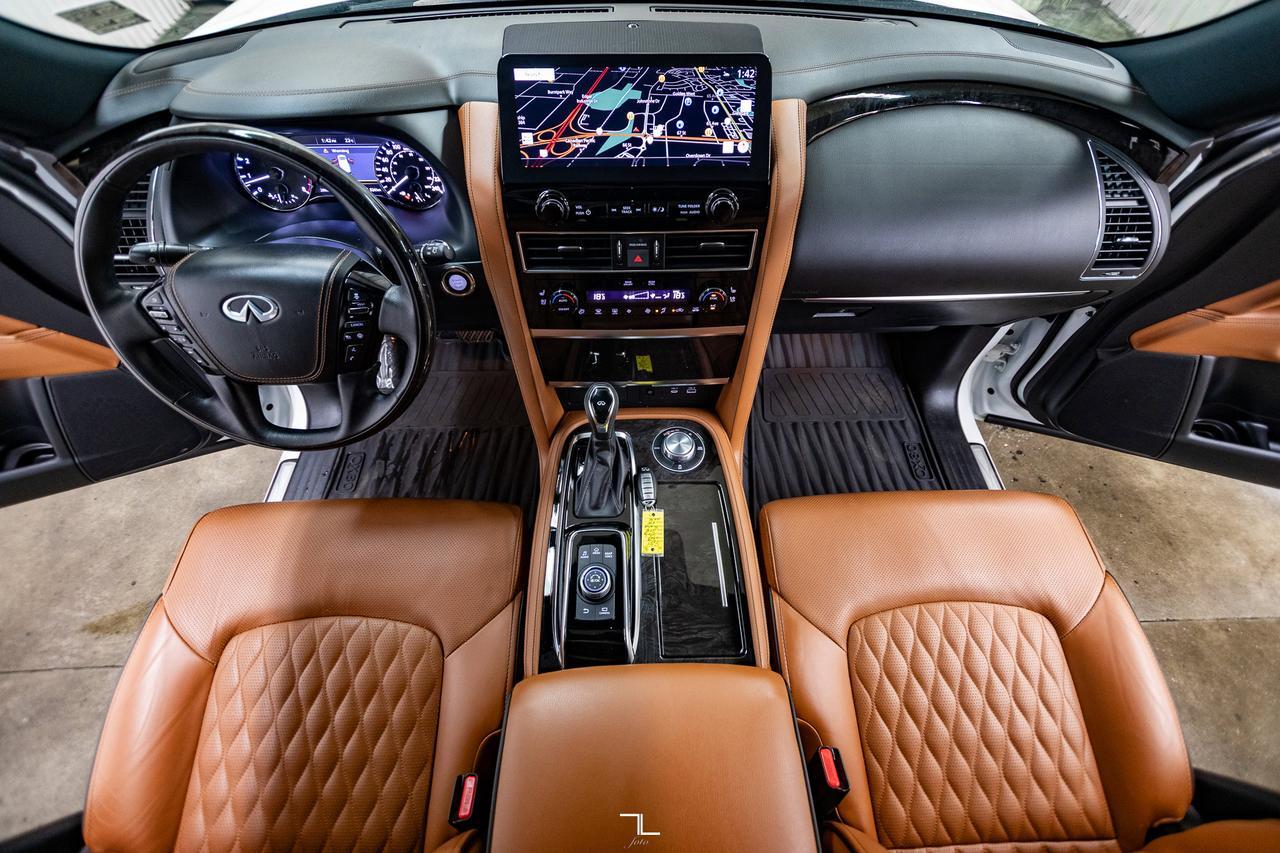 2023 Infiniti QX80 AWD ProACTIVE Leather Roof Nav TV's Red Deer AB