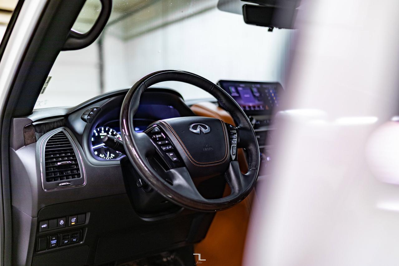 2023 Infiniti QX80 AWD ProACTIVE Leather Roof Nav TV&apos;s Red Deer AB