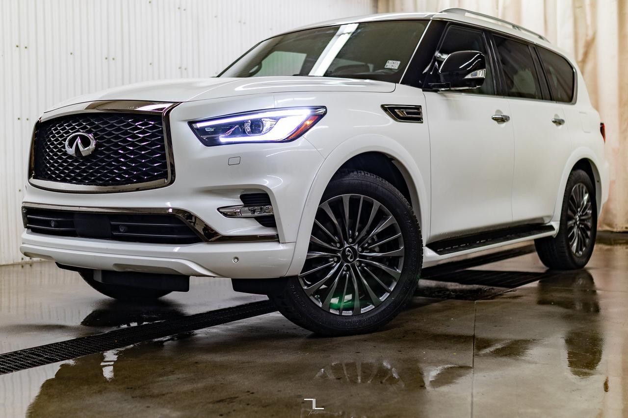 2023 Infiniti QX80 AWD ProACTIVE Leather Roof Nav TV&apos;s Red Deer AB