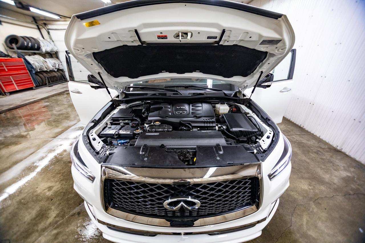 2023 Infiniti QX80 AWD ProACTIVE Leather Roof Nav TV&apos;s Red Deer AB