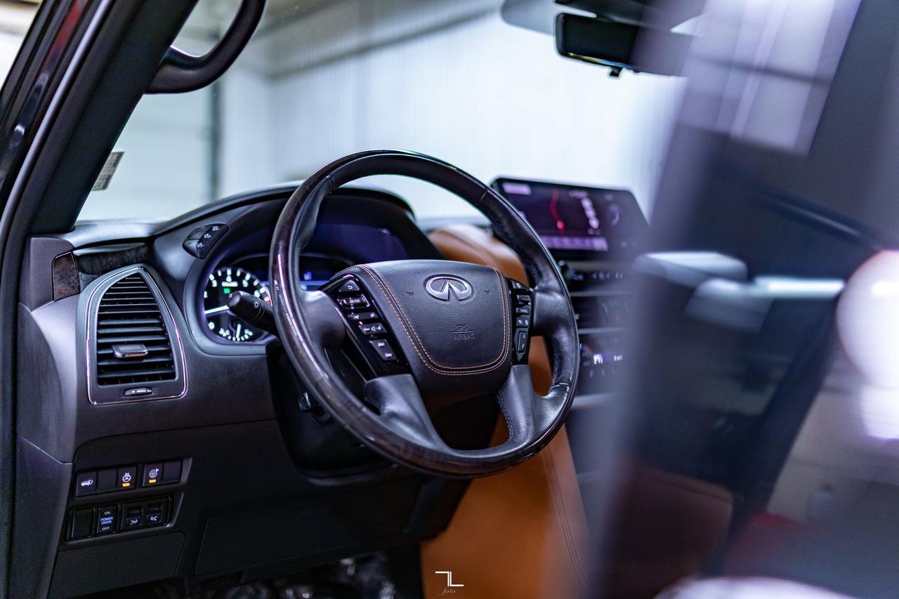 2023 Infiniti QX80 AWD Proactive Leather Roof Nav BCam Red Deer AB