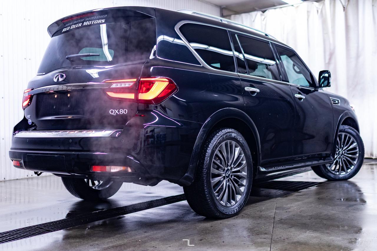 2023 Infiniti QX80 AWD Proactive Leather Roof Nav BCam Red Deer AB