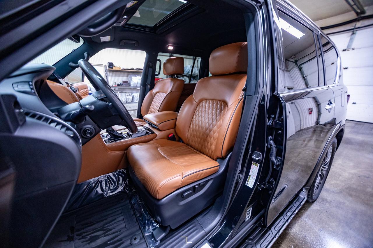 2023 Infiniti QX80 AWD Proactive Leather Roof Nav BCam Red Deer AB