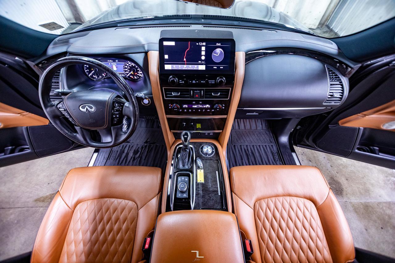 2023 Infiniti QX80 AWD Proactive Leather Roof Nav BCam Red Deer AB