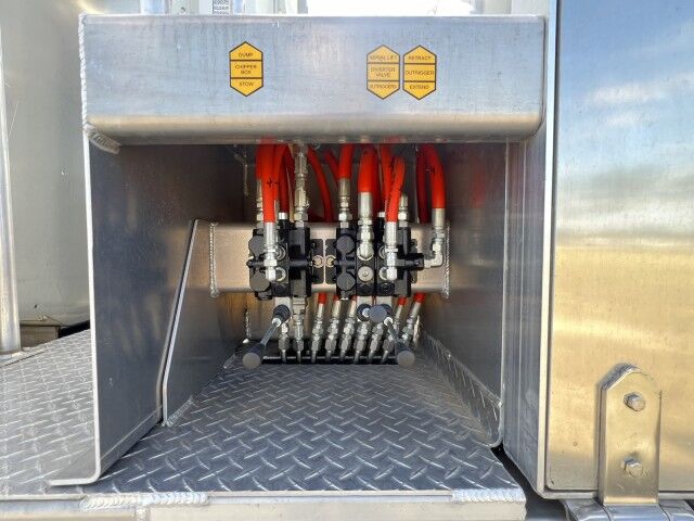 2023 International CV515 Dur-A-Lift DTAX2-45FP 50' Insulated Aerial Lift Bucket Truck with 9'9 Chipper Dump Miami FL