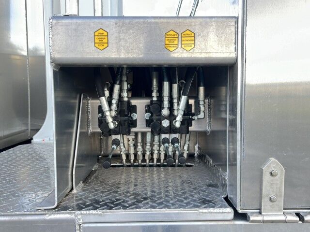 2023 International CV515 Dur-A-Lift DTAX2-45FP 50' Insulated Aerial Lift Bucket Truck with 9'9 Chipper Dump Miami FL