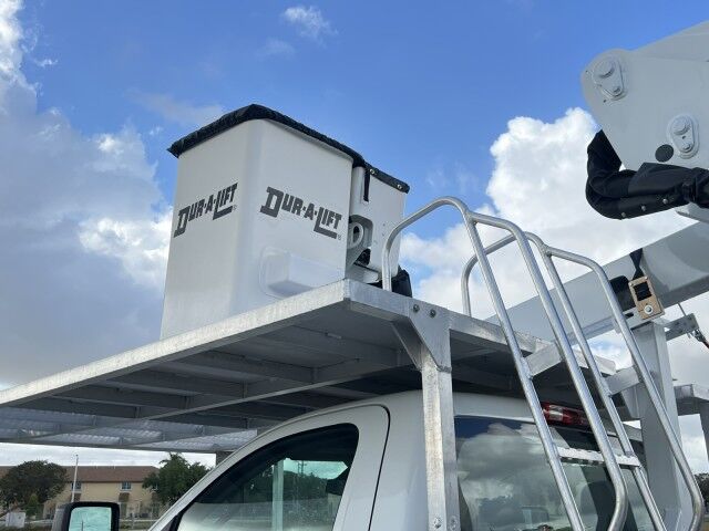 2023 International CV515 Dur-A-Lift DTAX2-45FP 50' Insulated Aerial Lift Bucket Truck with 9'9 Chipper Dump Miami FL
