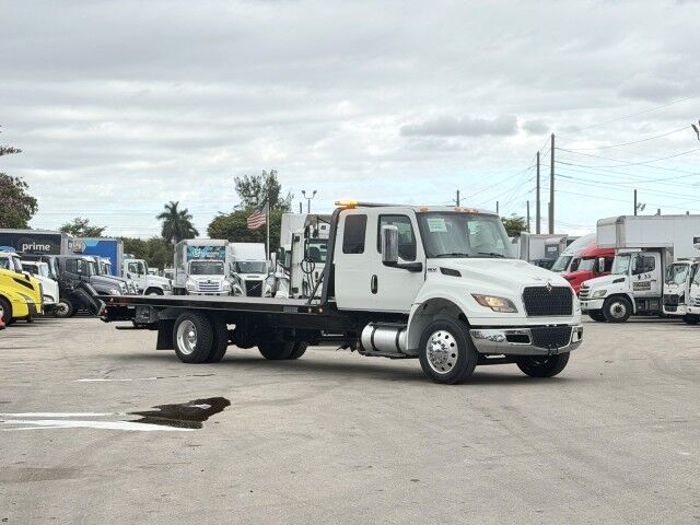 2023 International MV607 Extended Cab 21' Miller Century LCG 21 Rollback Car Carrier Truck