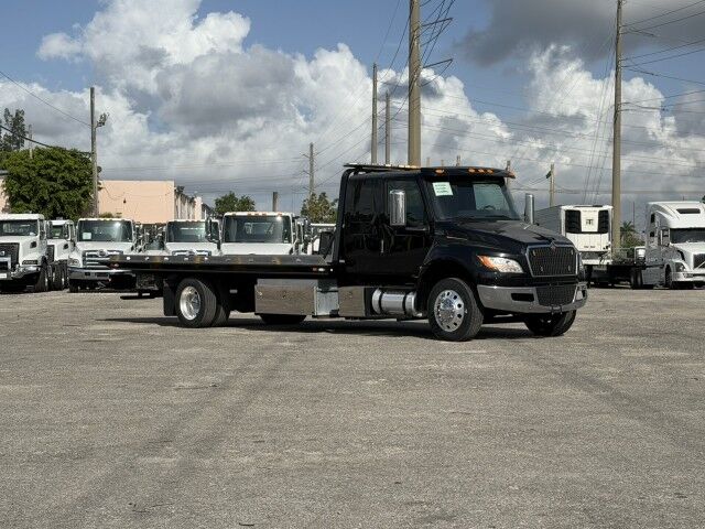 2023 International MV607 SBA Extended Cab Miller Chevron Steel Rollback Car Carrier Truck Miami FL