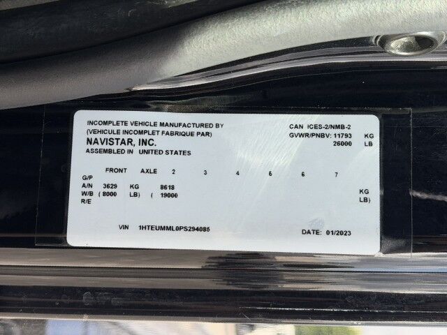 2023 International MV607 SBA Extended Cab Miller Chevron Steel Rollback Car Carrier Truck Miami FL