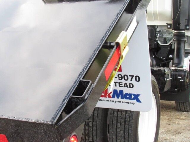 2023 Isuzu NPR-HD Gas BABCO 12' Steel Flatbed Dump Truck Homestead FL