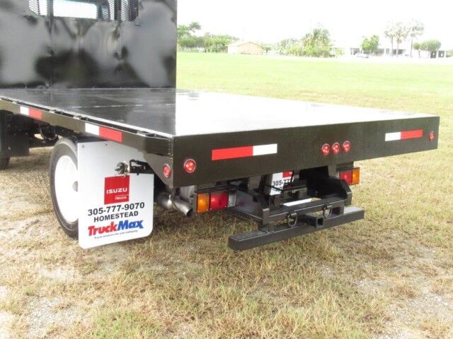 2023 Isuzu NPR-HD Gas BABCO 12' Steel Flatbed Dump Truck Homestead FL