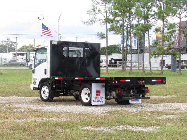 2023 Isuzu NPR-HD Gas BABCO 12' Steel Flatbed Dump Truck Homestead FL