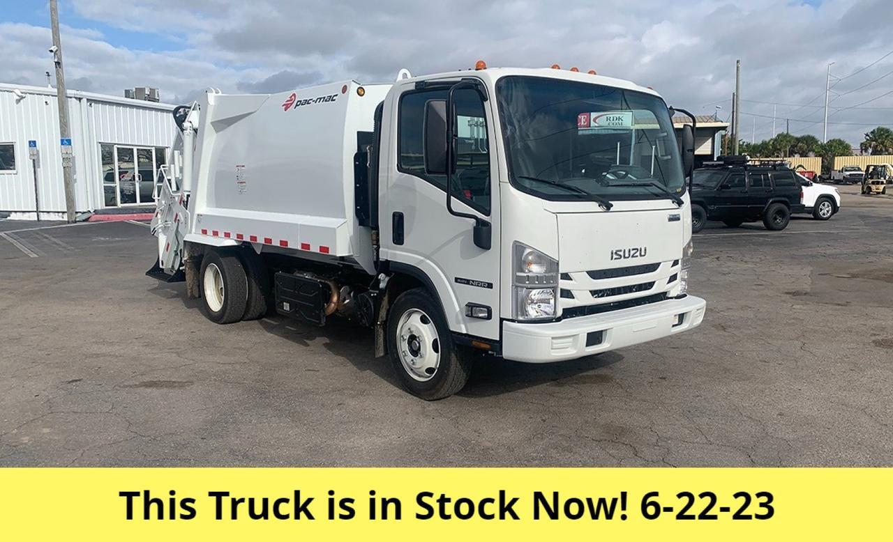 2023 Isuzu NRR 8 yd PacMac Rea Loader Garbage trucks Tampa FL