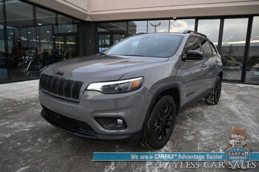 2023 Jeep Cherokee Altitude Lux / 4X4 / Auto Start / Power & Heated Leather Seats / Heated Steering Wheel / NAV / Adaptive Cruise Control / Lane Departure & Blind Spot Alert / Apple CarPlay & Android Auto / Back Up Camera / 1-Owner Anchorage AK