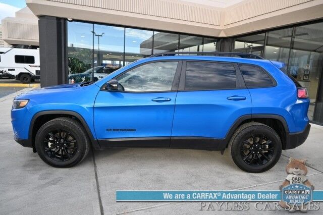 2023 Jeep Cherokee Altitude Lux / 4X4 / Auto Start / Power & Heated Leather Seats / Heated Steering Wheel / NAV / Adaptive Cruise Control / Lane Departure & Blind Spot Alert / Apple CarPlay & Android Auto / Back Up Camera / 1-Owner Anchorage AK 2023 Jeep Cherokee Altitude Lux / 4X4 / Auto Start / Power & Heated Leather Seats / Heated Steering Wheel / NAV / Adaptive Cruise Control / Lane Departure & Blind Spot Alert / Apple CarPlay & Android Auto / Back Up Camera / 1-Owner Anchorage AK