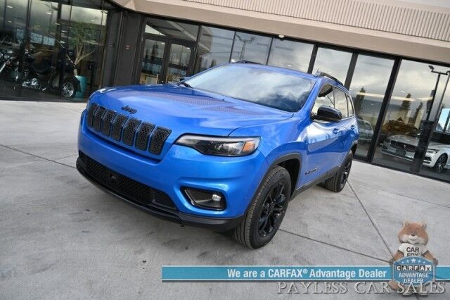 2023 Jeep Cherokee Altitude Lux / 4X4 / Auto Start / Power & Heated Leather Seats / Heated Steering Wheel / NAV / Adaptive Cruise Control / Lane Departure & Blind Spot Alert / Apple CarPlay & Android Auto / Back Up Camera / 1-Owner Anchorage AK 2023 Jeep Cherokee Altitude Lux / 4X4 / Auto Start / Power & Heated Leather Seats / Heated Steering Wheel / NAV / Adaptive Cruise Control / Lane Departure & Blind Spot Alert / Apple CarPlay & Android Auto / Back Up Camera / 1-Owner Anchorage AK