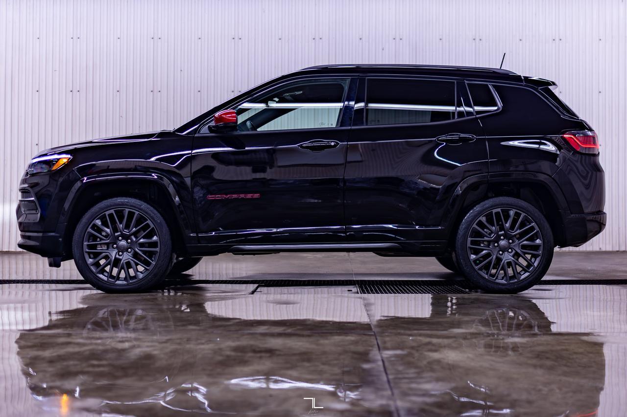 2023 Jeep Compass 4x4 Limited Red Edition Leather Roof Nav Red Deer AB