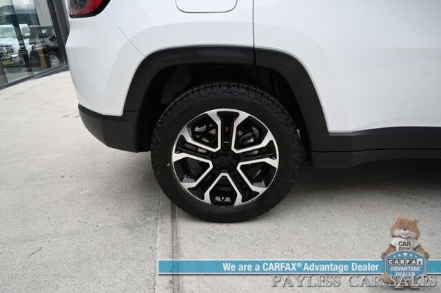 2023 Jeep Compass Limited / 4X4 / Auto Start / Power & Heated Leather Seats / Heated Steering Wheel / Adaptive Cruise Control / Blind Spot Alert / Apple CarPlay & Android Auto / Back Up Camera / 32 MPG / 1-Owner Anchorage AK