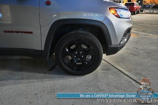 2023 Jeep Compass TRAILHAWK / 4X4 / Automatic / Premium Leather Trimmed Seats / Adaptive Cruise Control / Lane Watch & Blind Spot Alert / Apple CarPlay & Android Auto / Aluminum Wheels / Back Up Camera / 32 MPG / 1-Owner Anchorage AK