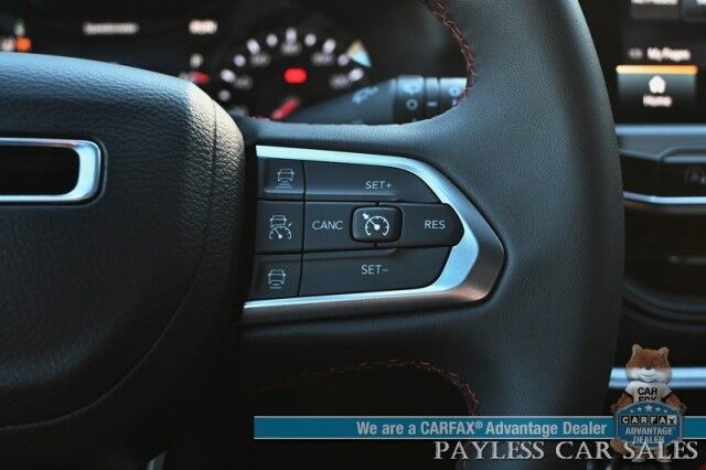 2023 Jeep Compass Trailhawk / 4X4 / Leather Trimmed Seats / Adaptive Cruise Control / Lane Departure & Blind Spot Alert / Apple CarPlay & Android Auto / USB Input / Back Up Camera / Keyless Entry & Start / 32 MPG / Low Miles / 1-Owner Anchorage AK