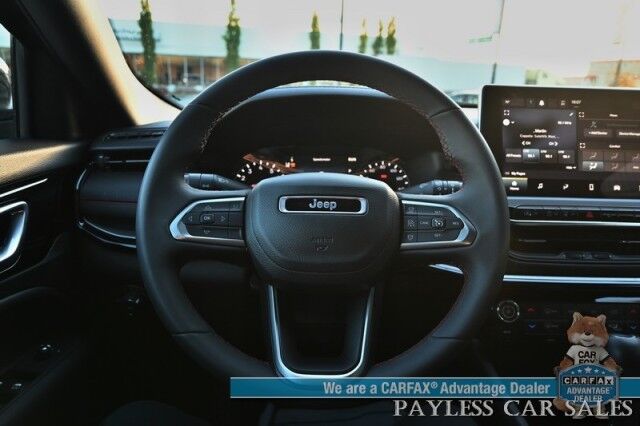 2023 Jeep Compass Trailhawk / 4X4 / Leather Trimmed Seats / Adaptive Cruise Control / Lane Departure & Blind Spot Alert / Apple CarPlay & Android Auto / USB Input / Back Up Camera / Keyless Entry & Start / 32 MPG / Low Miles / 1-Owner Anchorage AK