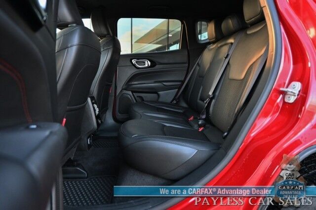2023 Jeep Compass Trailhawk / 4X4 / Leather Trimmed Seats / Adaptive Cruise Control / Lane Departure & Blind Spot Alert / Apple CarPlay & Android Auto / USB Input / Back Up Camera / Keyless Entry & Start / 32 MPG / Low Miles / 1-Owner Anchorage AK