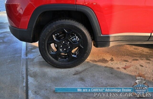 2023 Jeep Compass Trailhawk / 4X4 / Leather Trimmed Seats / Adaptive Cruise Control / Lane Departure & Blind Spot Alert / Apple CarPlay & Android Auto / USB Input / Back Up Camera / Keyless Entry & Start / 32 MPG / Low Miles / 1-Owner Anchorage AK