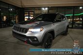 2023 Jeep Compass Trailhawk / 4X4 / Leather Trimmed Seats / Adaptive Cruise Control / Lane Departure & Blind Spot Alert / Apple CarPlay & Android Auto / USB Input / Back Up Camera / Keyless Entry & Start / 32 MPG / Low Miles / 1-Owner
