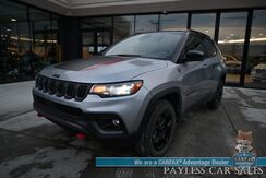 2023_Jeep_Compass_Trailhawk / 4X4 / Leather Trimmed Seats / Adaptive Cruise Control / Lane Departure & Blind Spot Alert / Apple CarPlay & Android Auto / USB Input / Back Up Camera / Keyless Entry & Start / 32 MPG / Low Miles / 1-Owner_ Anchorage AK