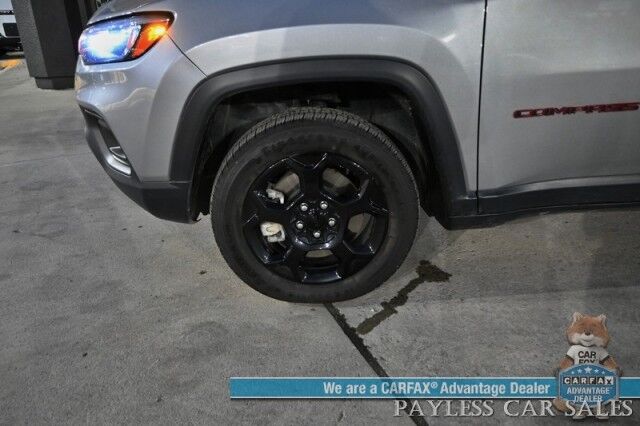 2023 Jeep Compass Trailhawk / 4X4 / Leather Trimmed Seats / Adaptive Cruise Control / Lane Departure & Blind Spot Alert / Apple CarPlay & Android Auto / USB Input / Back Up Camera / Keyless Entry & Start / 32 MPG / Low Miles / 1-Owner Anchorage AK