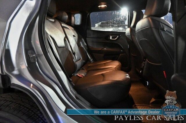 2023 Jeep Compass Trailhawk / 4X4 / Leather Trimmed Seats / Adaptive Cruise Control / Lane Departure & Blind Spot Alert / Apple CarPlay & Android Auto / USB Input / Back Up Camera / Keyless Entry & Start / 32 MPG / Low Miles / 1-Owner Anchorage AK