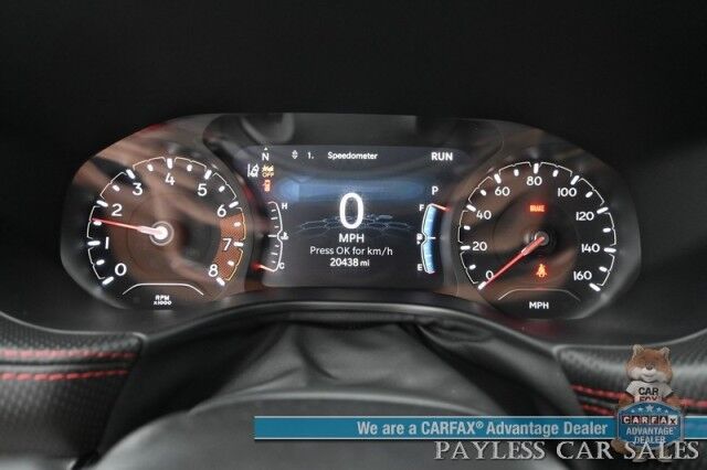 2023 Jeep Compass Trailhawk / 4X4 / Leather Trimmed Seats / Adaptive Cruise Control / Lane Departure & Blind Spot Alert / Apple CarPlay & Android Auto / USB Input / Back Up Camera / Keyless Entry & Start / 32 MPG / Low Miles / 1-Owner Anchorage AK