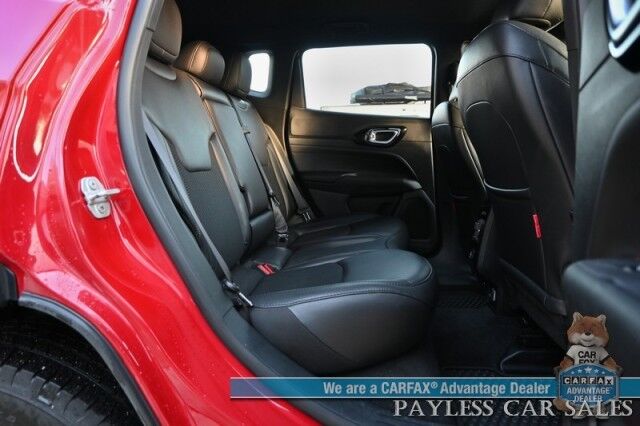 2023 Jeep Compass Trailhawk / 4X4 / Leather Trimmed Seats / Adaptive Cruise Control / Lane Departure & Blind Spot Alert / Apple CarPlay & Android Auto / USB Input / Back Up Camera / Keyless Entry & Start / 32 MPG / Low Miles / 1-Owner Anchorage AK