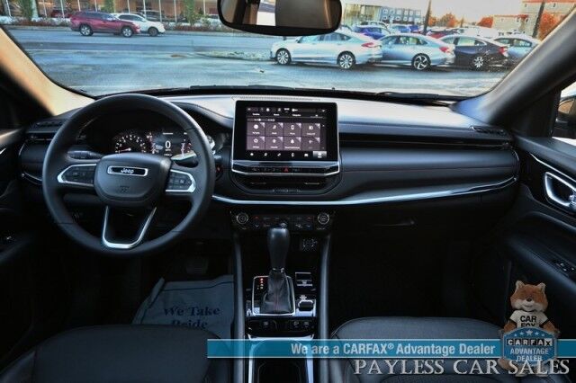 2023 Jeep Compass Trailhawk / 4X4 / Leather Trimmed Seats / Adaptive Cruise Control / Lane Departure & Blind Spot Alert / Apple CarPlay & Android Auto / USB Input / Back Up Camera / Keyless Entry & Start / 32 MPG / Low Miles / 1-Owner Anchorage AK