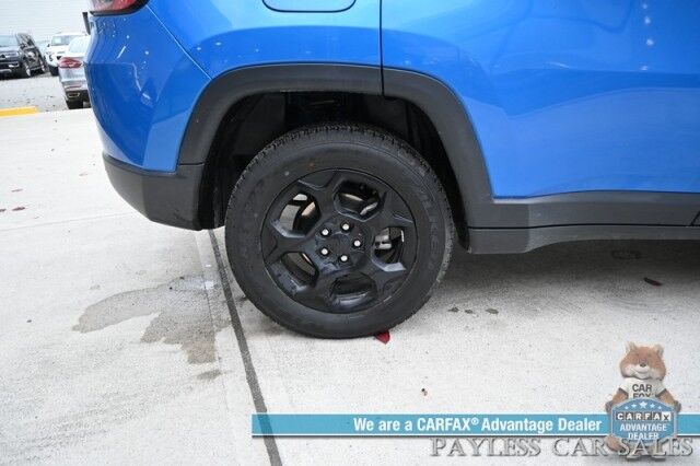 2023 Jeep Compass Trailhawk / 4X4 / Leather Trimmed Seats / Adaptive Cruise Control / Lane Departure & Blind Spot Alert / Apple CarPlay & Android Auto / USB Input / Back Up Camera / Keyless Entry & Start / 32 MPG / Low Miles / 1-Owner Wasilla AK